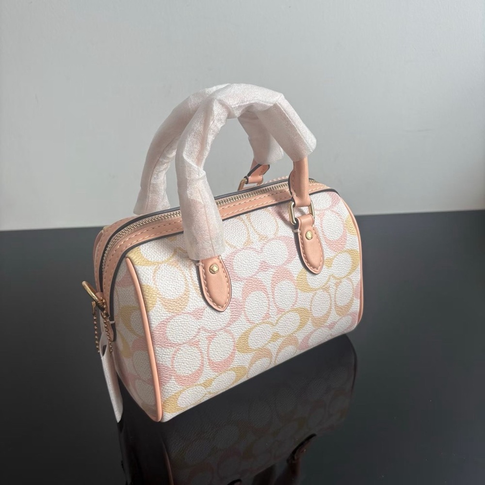 Coach Peach Sorbet Ombré Mini Satchel - Picture 9 of 9